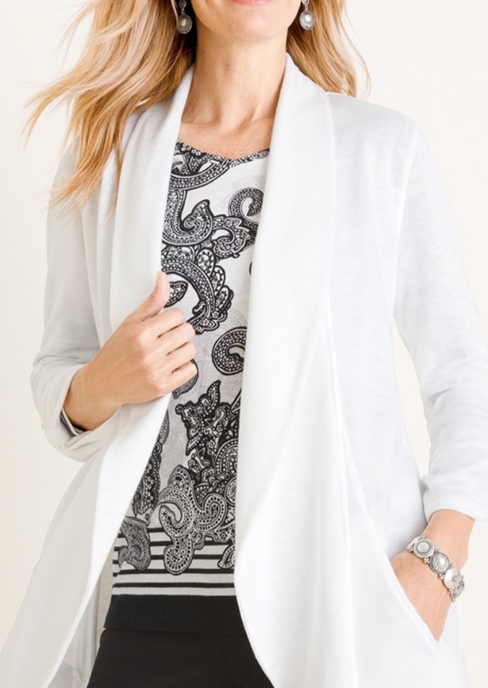 CHICO'S CARDIGAN  ZENERGY  "NEW"